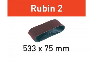 Festool Schleifband Rubin 2 L533X 75-P80 RU2/10 Nr. 499157