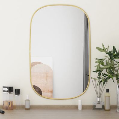 vidaXL Wandspiegel Golden 70x45 cm