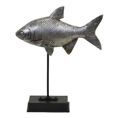 Fisch Hilda Exner 209134 26,5cm grau bauchig Meer Maritim