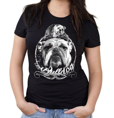 Bulldogge Girlie Shirt | Englische | Bulldog | Hund | Dog | Französische | M1