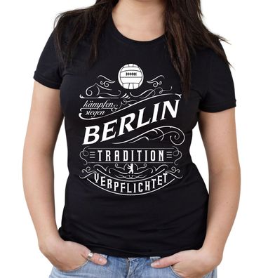 Mein leben Berlin Girlie Shirt | Sport | Stadt | Fussball | Frauen | Front
