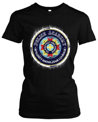 Police Academy Damen Girlie T-Shirt | Fun Kult Mahoney Hightower Tackleberry |M3