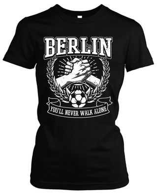 Alles für Berlin Damen Girlie T-Shirt | Fussball Ultras Geschenk Fan Hauptstadt