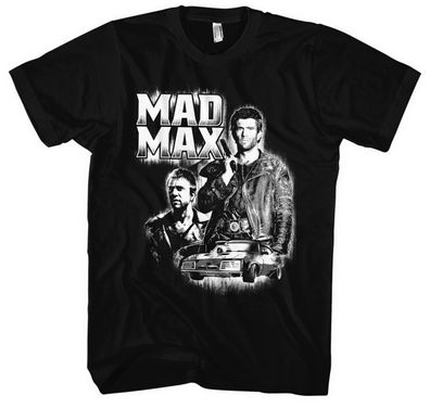 Mad Max Männer Herren T-Shirt | Mel Gibson Braveheart Lethal Weapon Kult | M4