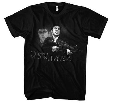Scarface Männer Herren T-Shirt | Tony Montana Pablo Escoba Gangster Cocaine