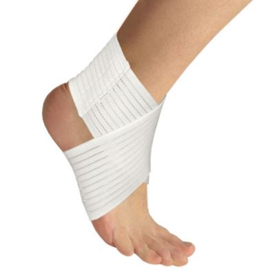 Elastischer Fußverband mit Klettverschluss
