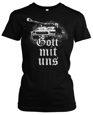 Legende Tiger Damen T-Shirt | Panzer Landser Tiger Panzer WW2 | Girlie M4