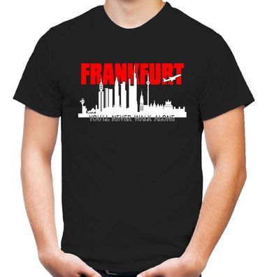 Frankfurt Skyline T-Shirt | Fussball | Ultras | Männer | Herren | Hessen