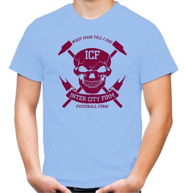 Inter City Firm T-Shirt | Fussball | London | Ultras | West Ham | Skyblue M3