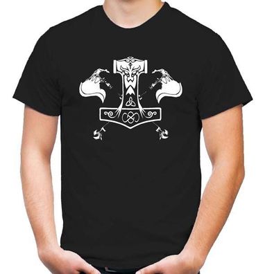Thors Hammer T-Shirt | Wikinger | Thor | Odin | Amulett | M2