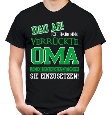 Verrückte Oma T-Shirt | Superheld Damen Frauen Sprüche Mutter Frauentag