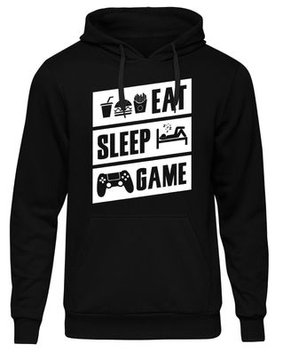 Eat Sleep Game Play Staion Herren Kapuzenpullover | Konsole Zocken Fun XBox