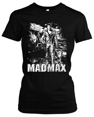 Mad Max Damen Girlie T- Shirt | Mel Gibson Braveheart Lethal Weapon Kult | M3