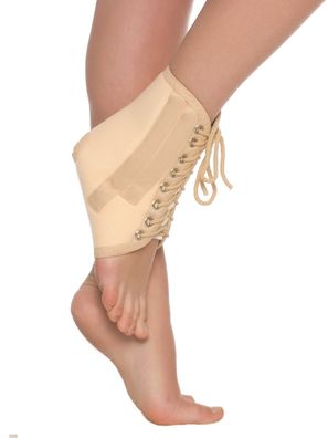 Sprunggelenkbandage Fuß Bandage Strumpf Verstärkungsrippen Polster wärmend 7001