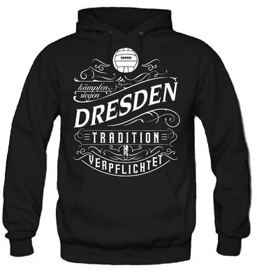 Mein leben Dresden Kapuzenpullover | Sport | Stadt | Fussball | Männer | Front