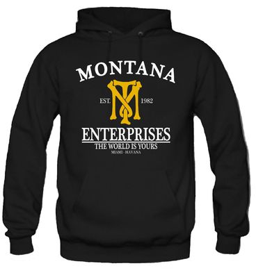 Montana Enterprises Kapuzenpullover | Mafia | Tony | Scarface | Al Pacino
