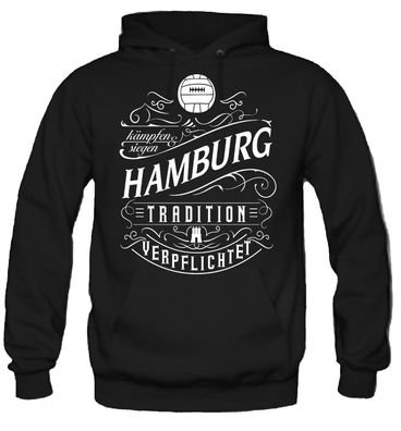 Mein leben Hamburg Kapuzenpullover | Sport | Stadt | Fussball | Männer | Front