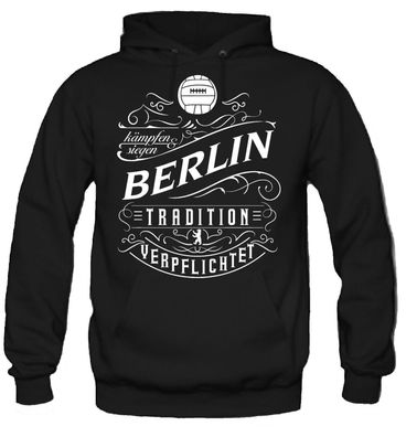 Mein leben Berlin Kapuzenpullover | Sport | Stadt | Fussball | Männer | Front