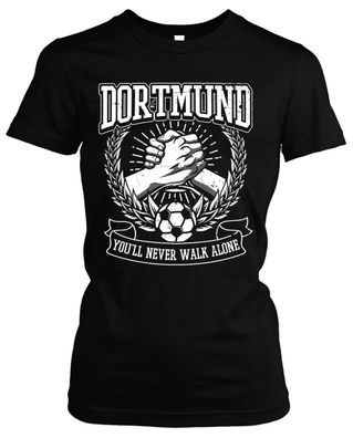 Alles für Dortmund Damen Girlie T-Shirt | Fussball Ultras Geschenk Fan