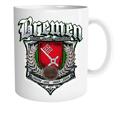 Für Immer Bremen Tasse | Kaffeetasse Teetasse Geschenk Sport Fussball Stadt Fan