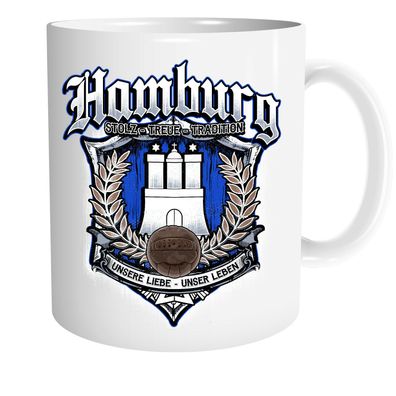 Für Immer Hamburg Tasse | Kaffeetasse Teetasse Geschenk Sport Fussball Stadt