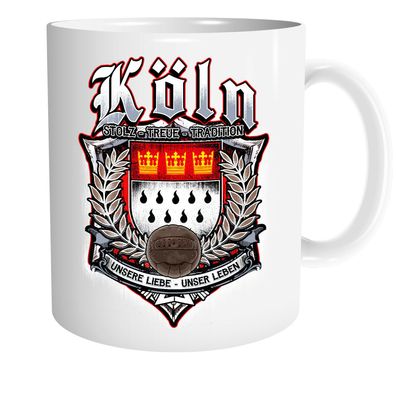 Für Immer Köln Tasse | Kaffeetasse Teetasse Geschenk Sport Fussball Stadt Fan