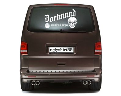 Dortmund Autoaufkleber 45 cm | Fussball | Hardcore | Sticker | Aufkleber | KSM1