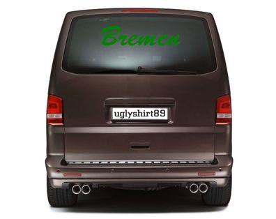 Bremen Autoaufkleber 60 cm | Fussball | Hardcore | Sticker | Aufkleber | M4