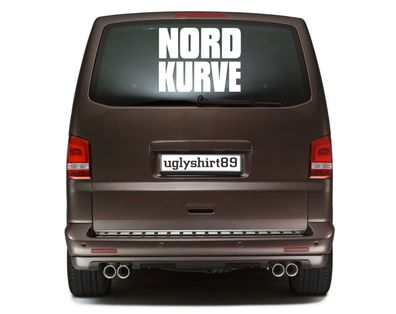 Nordkurve Autoaufkleber 45 cm | Fussball | Ruhrpott | Sticker | Aufkleber