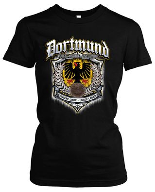 Für immer Dortmund Damen Girlie T-Shirt | Fussball Ultras Verein Ruhrpott Fan