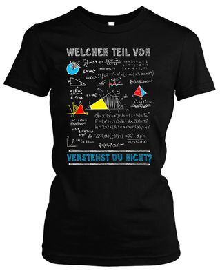 Mathematikerin Damen T-Shirt | Mathe Lehrerin Genie Nerd E=mc² Girlie | M1