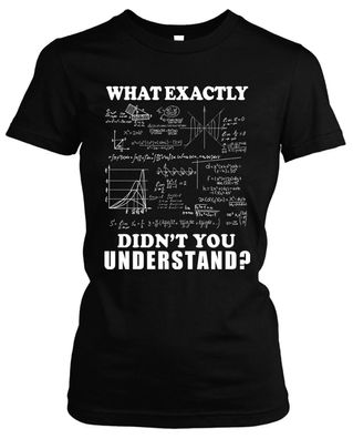 Mathematikerin Damen T-Shirt | Mathe Lehrerin Genie Nerd E=mc² Girlie | M2