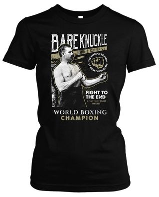 Bare-Knuckle Damen T-Shirt | Boxen MMA Kampfsport Boxing Girlie Tyson Ali | M1