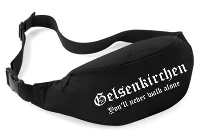 Gelsenkirchen Bauchtasche Gürtel-Tasche Bag | Fussball Ultras Geschenk Fan