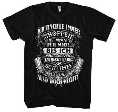 Frühschoppen Männer Herren T-Shirt | Bier Beer Party Herrentag Feiern Fun