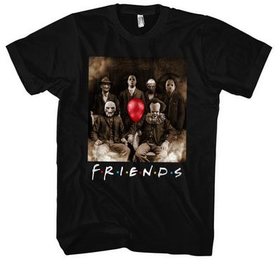 Friends Horror Männer Herren T-Shirt | Halloween Freddy Krüger Michael Jason