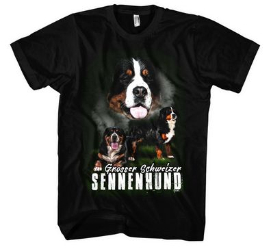 Grosser Schweizer Sennenhund Männer T-Shirt | Hund Dog Haustier Geschenk | M5