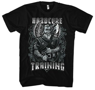 Hardcore Viking Training Männer Herren T-Shirt | Wikinger Odin Thor Walhalla