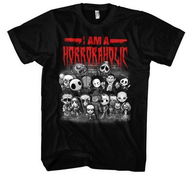 Horroraholic Männer T-Shirt | Halloween Annabelle ES Chucky Jason Myers
