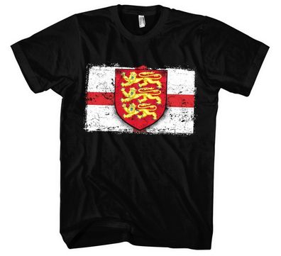 Old School Flag England Männer Herren T-Shirt | Großbritannien England Queen UK