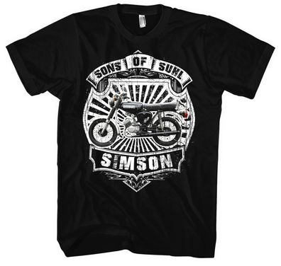 Sons of Suhl Männer Herren T-Shirt | Kult Trabant S50 S51 DDR Simson Osten | M2