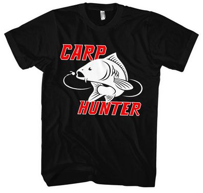 Carp Hunter Männer Herren T-Shirt | Angeln Fishing Angler Karpfen Fischen | M2
