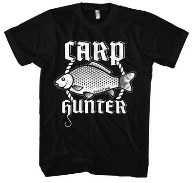 Carp Hunter Männer Herren T-Shirt | Angeln Fishing Angler Karpfen Fischen | M4