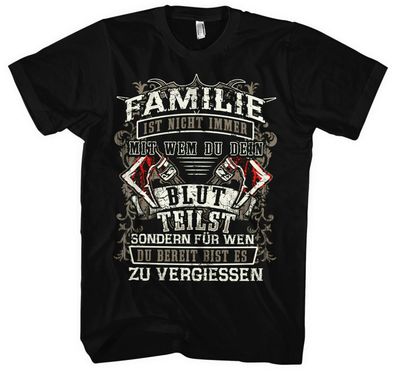Familie Männer Herren T-Shirt | Wikinger Odin Thor Vikings Walhalla Heimat