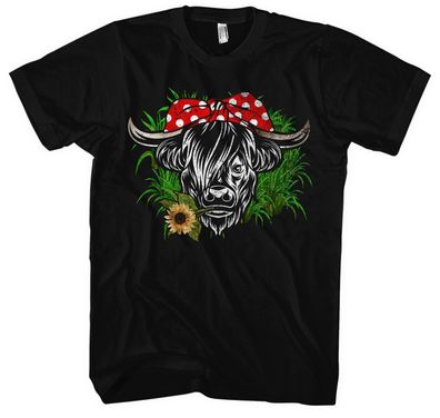 Highland Cattle Männer Herren T-Shirt | Kuh Tiere Landwirtschaft Bauernhof | M2