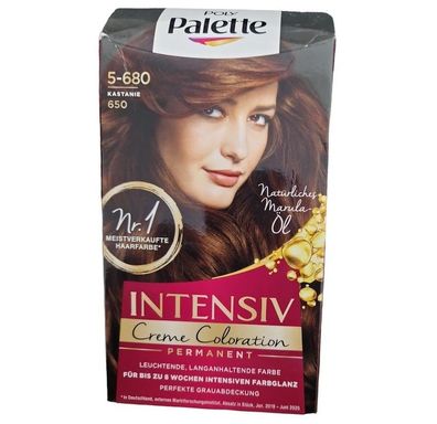Poly Palette Kastanie 650 / 5-680 Haarfarbe Intensiv Creme Coloration