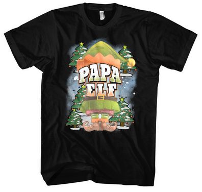 Papa Elf T-Shirt | Weihnachten Weihnachtsmann Xmas Shirt Christmas Santa