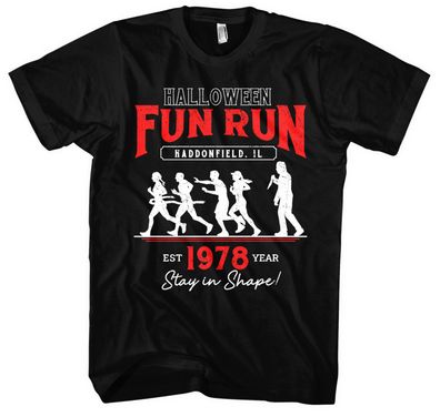 Halloween Fun Run Herren T-Shirt | Horror Shirt Clown Kostüm Freddy Myers Jason