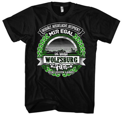 Ein Leben lang Wolfsburg T-Shirt | Stadt Skyline Fussball Sport Wolfsburg Shirt