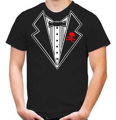 Tuxedo T-Shirt | Smoking | Fliege | Fasching | Karneval | Anzug | Krawatte | M1